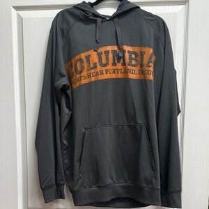 Columbia Gray and Orange Hoodie